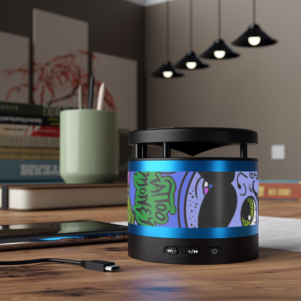 Tattoomoney Tatty Bluetooth Speaker and Wireless Charging Pad