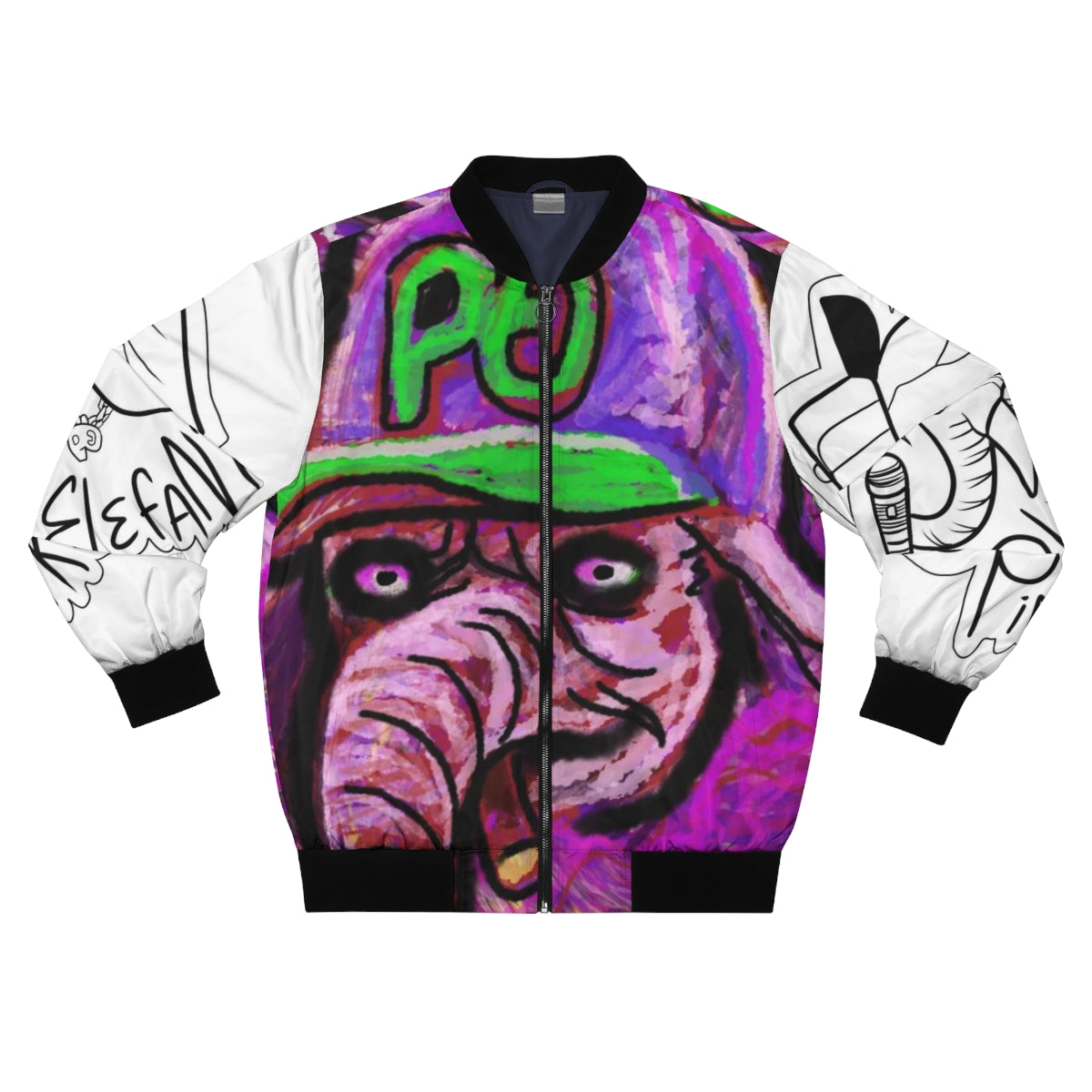 Pink Elefants Varsity Jacket