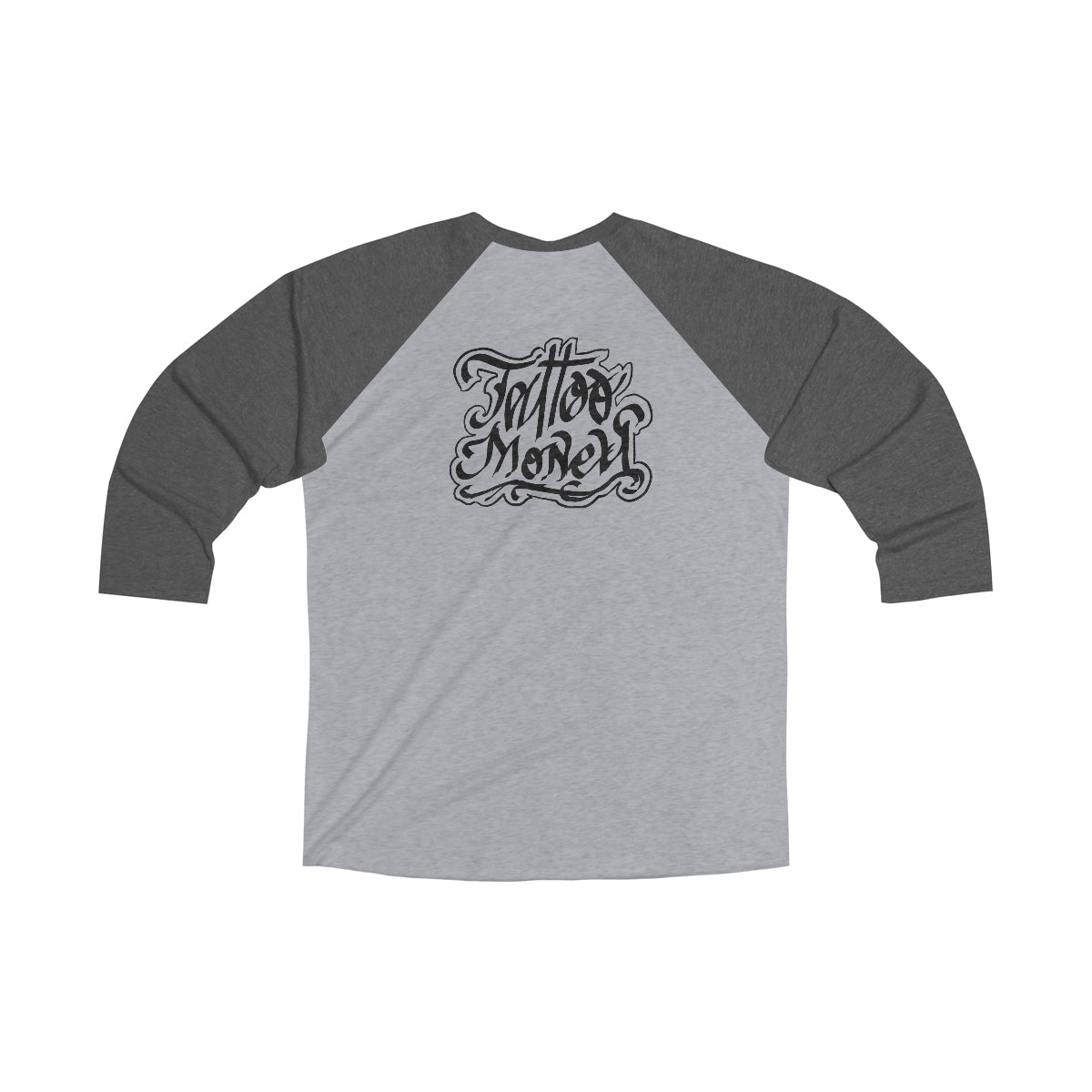 Tattoomoney Exclusive Unisex Tri-Blend 3\4 TattyBroh Raglan Tee