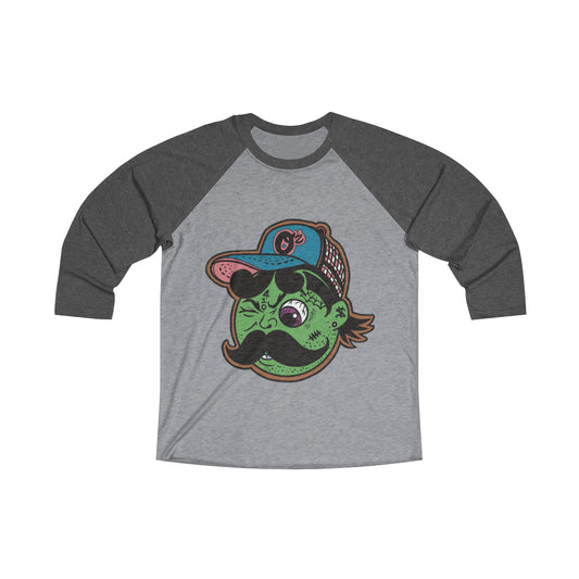 Tattoomoney Exclusive Unisex Tri-Blend 3\4 TattyBroh Raglan Tee