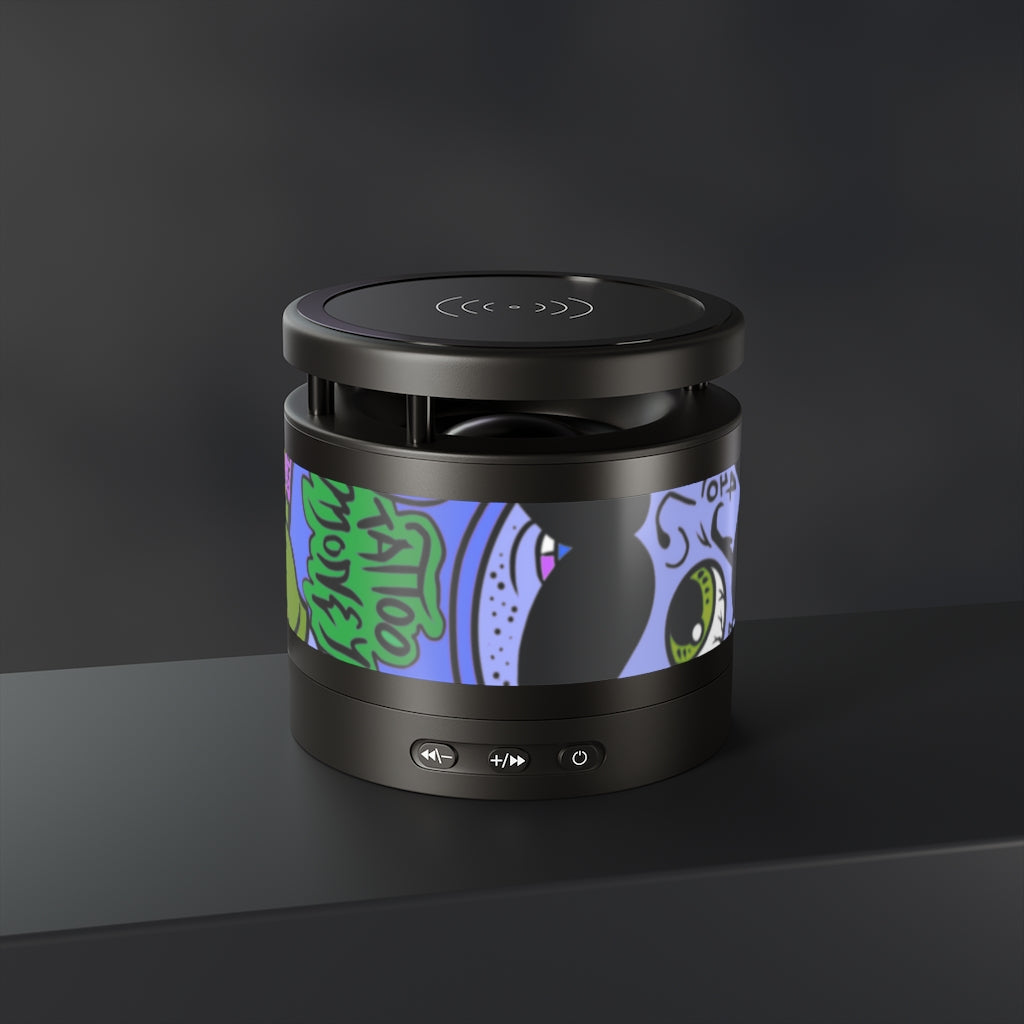 Tattoomoney Tatty Bluetooth Speaker and Wireless Charging Pad