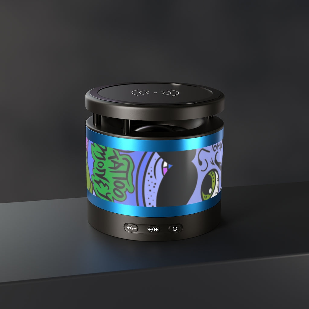 Tattoomoney Tatty Bluetooth Speaker and Wireless Charging Pad