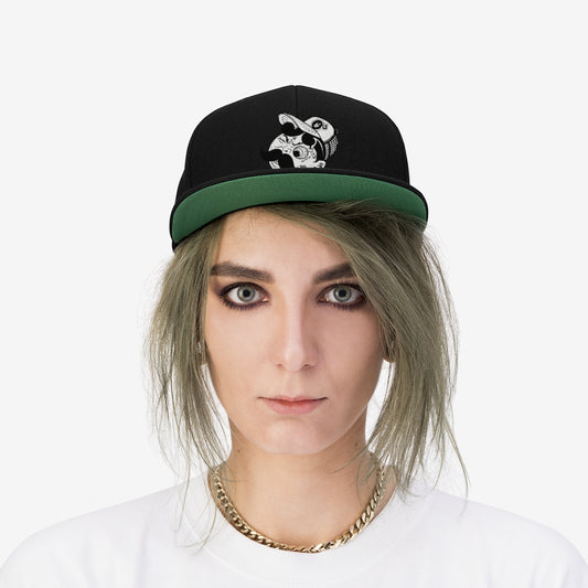 Flat Bill Tatty-Broh Embroidered Hat
