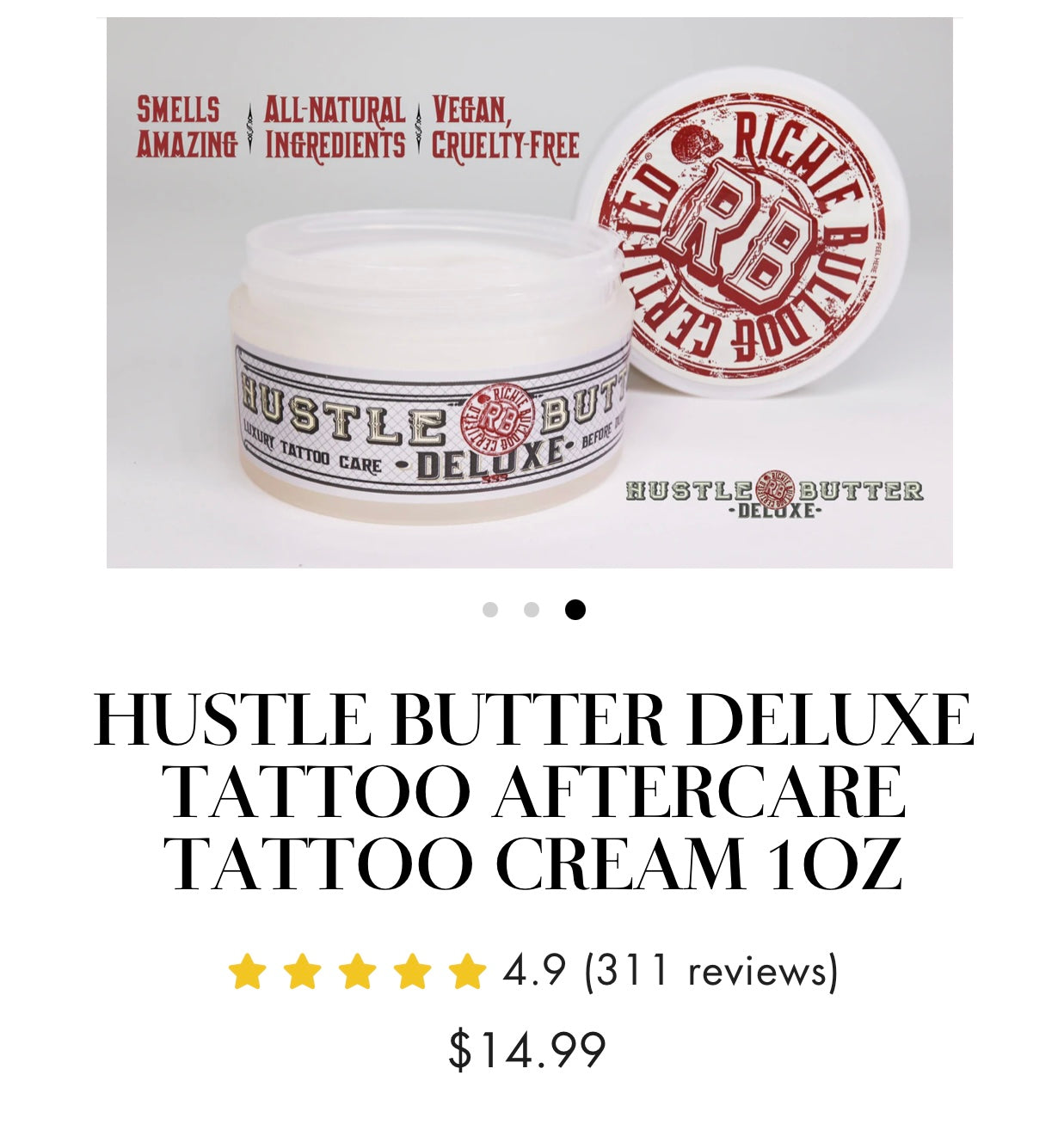 Hustle Butter Deluxe 1oz. Jar